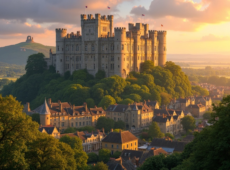 3箇所選択:ウィンザー城、ストーンヘンジ、バース、グラストンベリー、コッツウォルズ