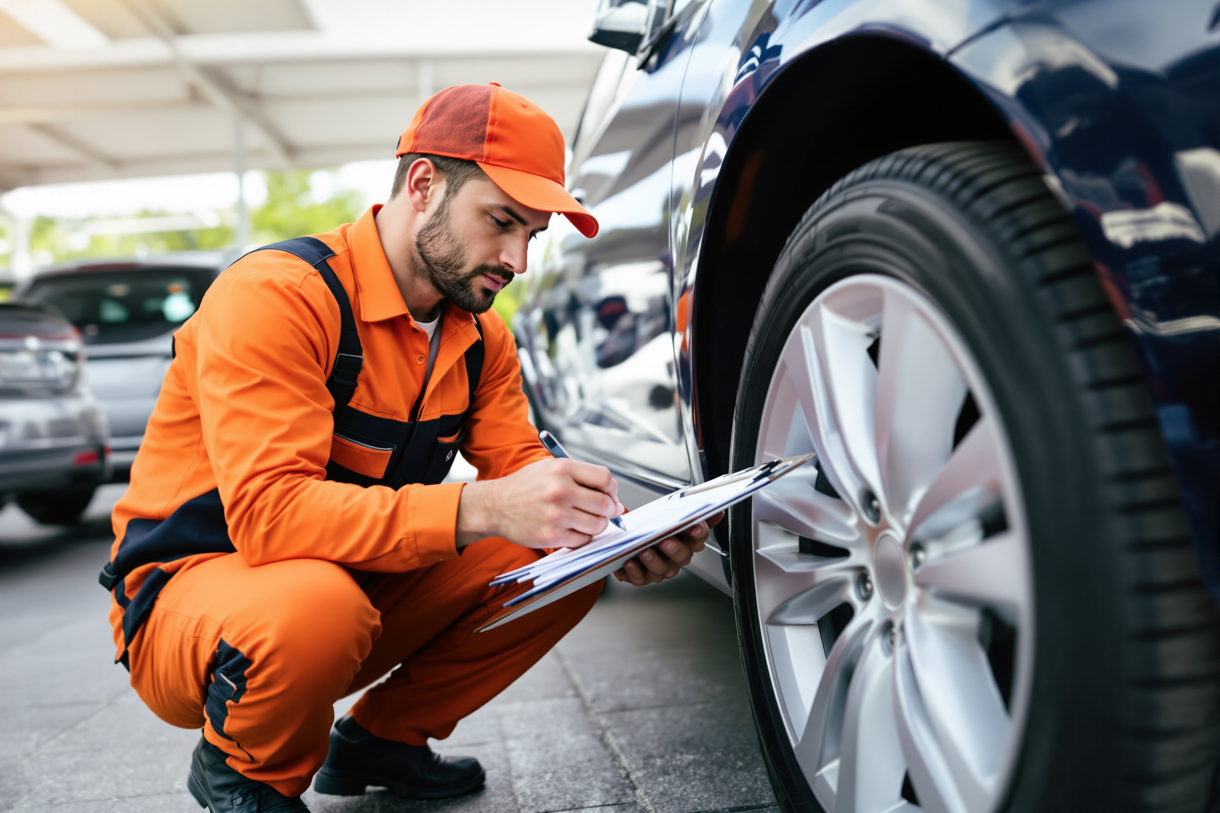 Leeds Mobile Tyres technician at work