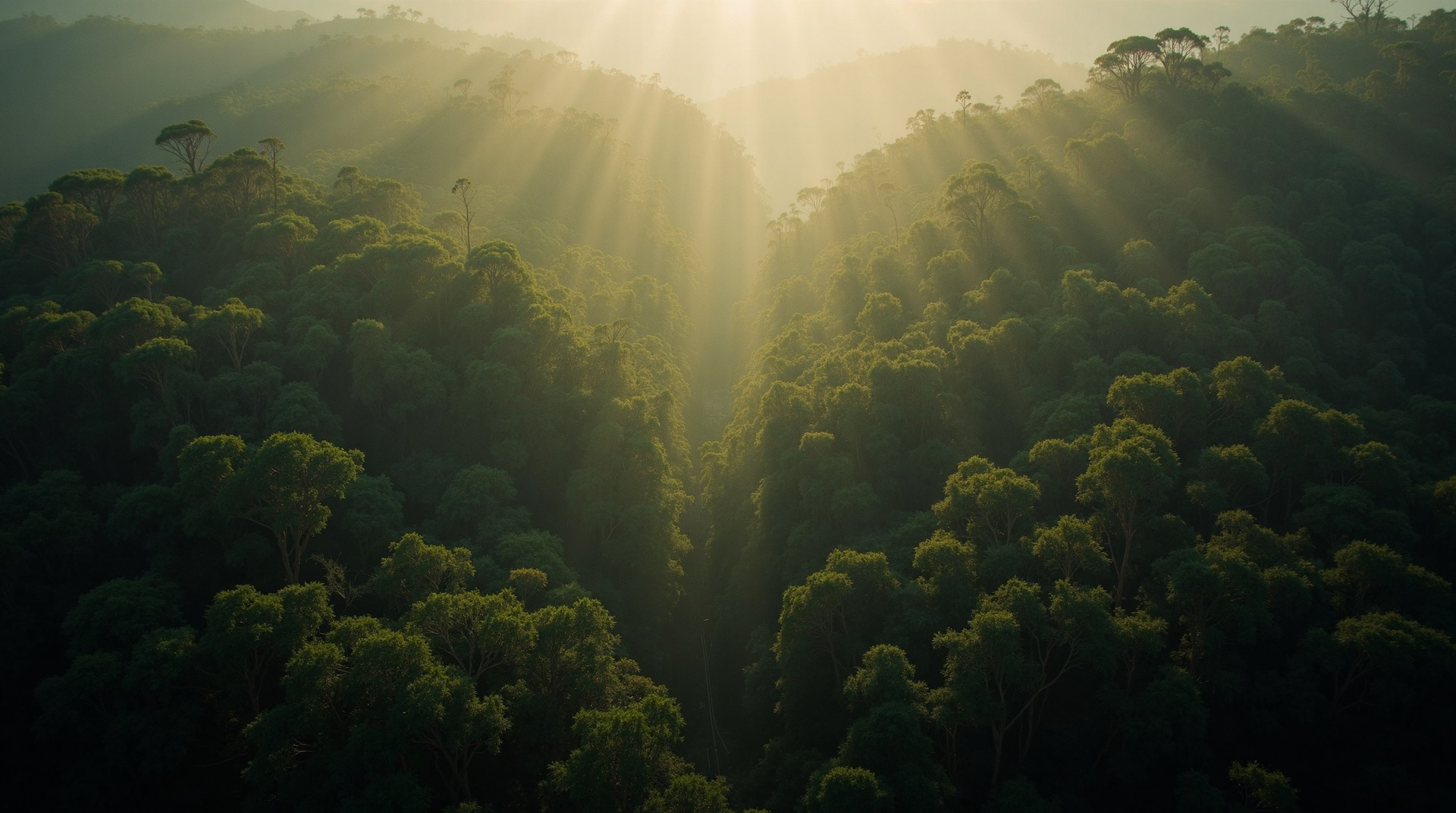 Australian forest canopy texture