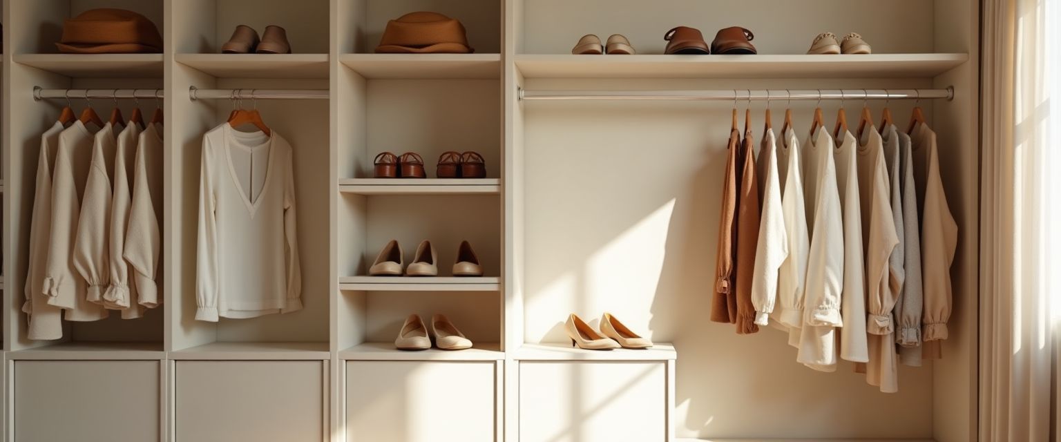 Organized fashion wardrobe
