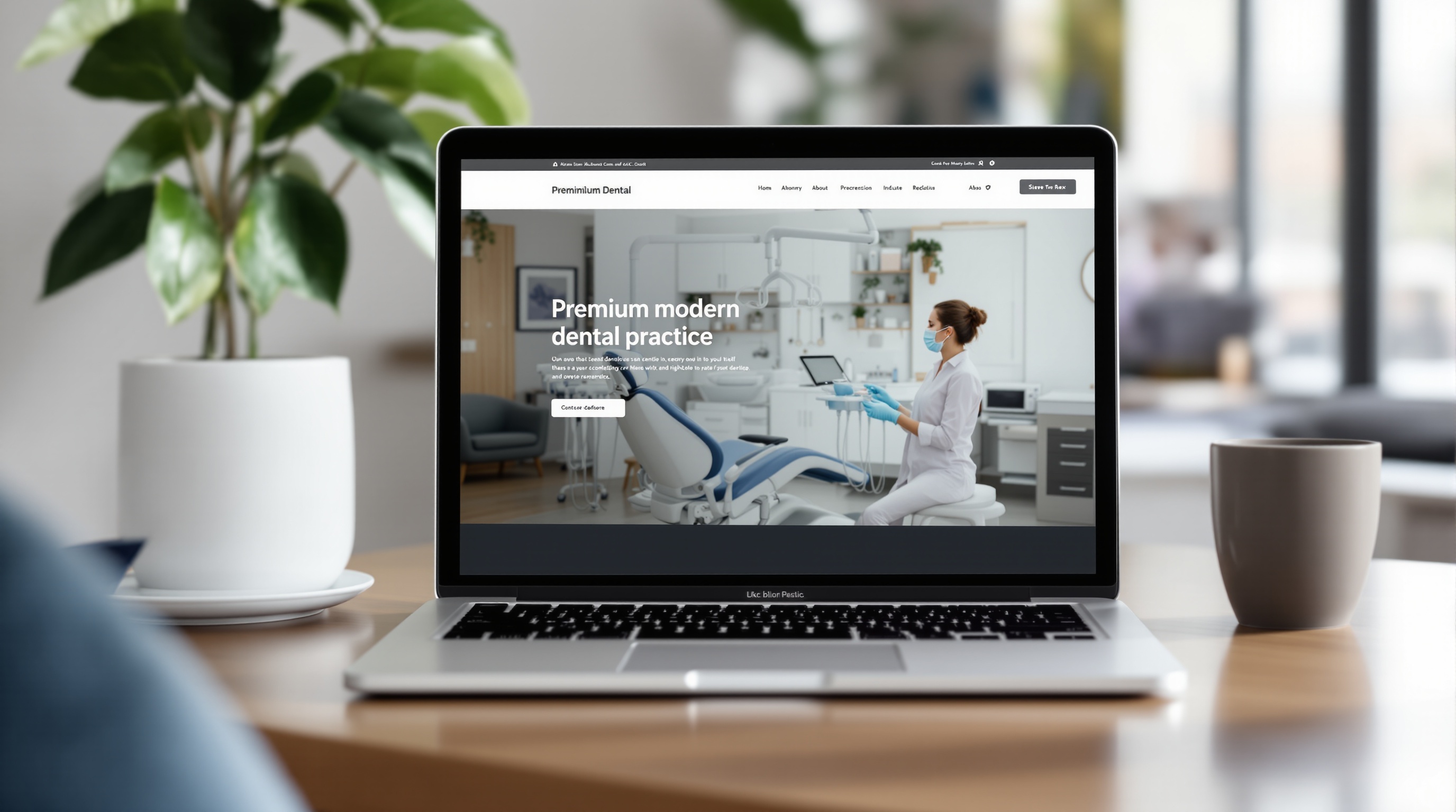 Modern dental website design