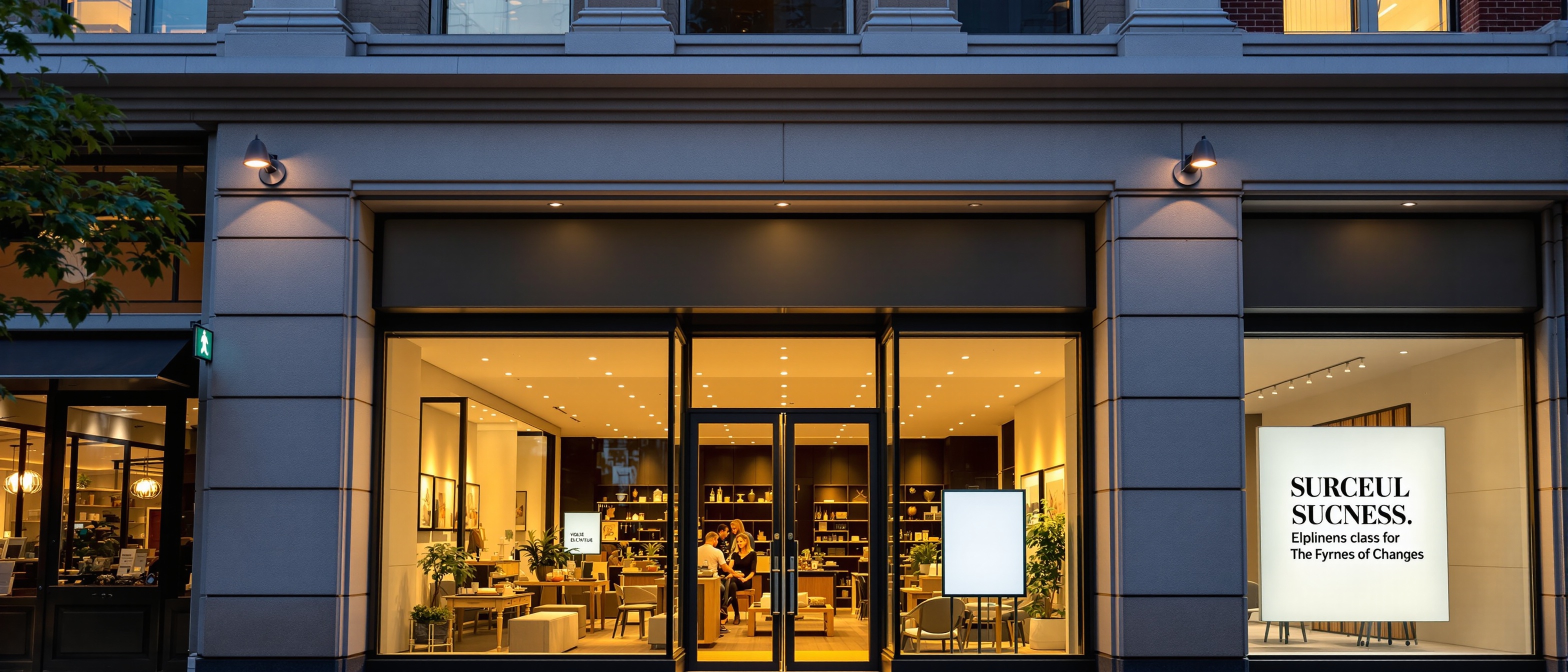 Profesyonel işletme cephesi