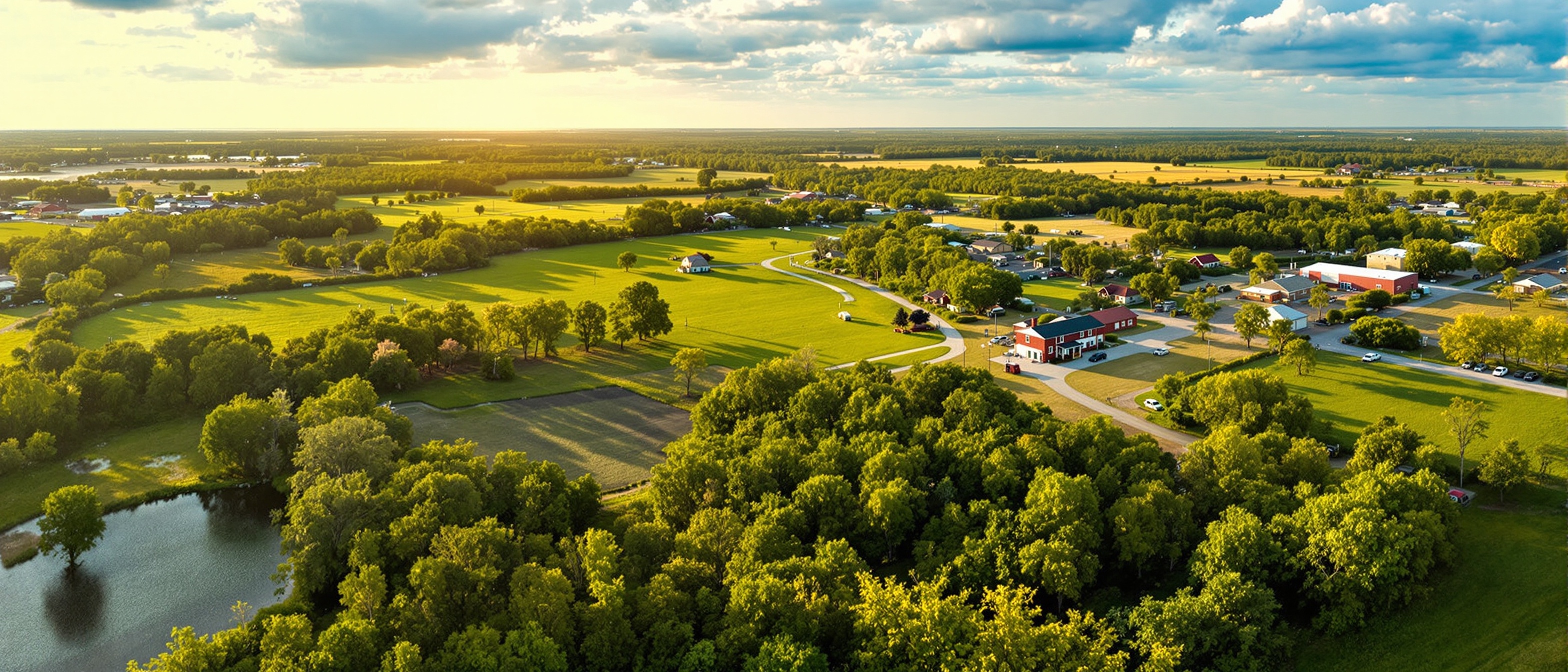 Hardee County Florida Peace River cattle ranches and citrus groves in central Florida