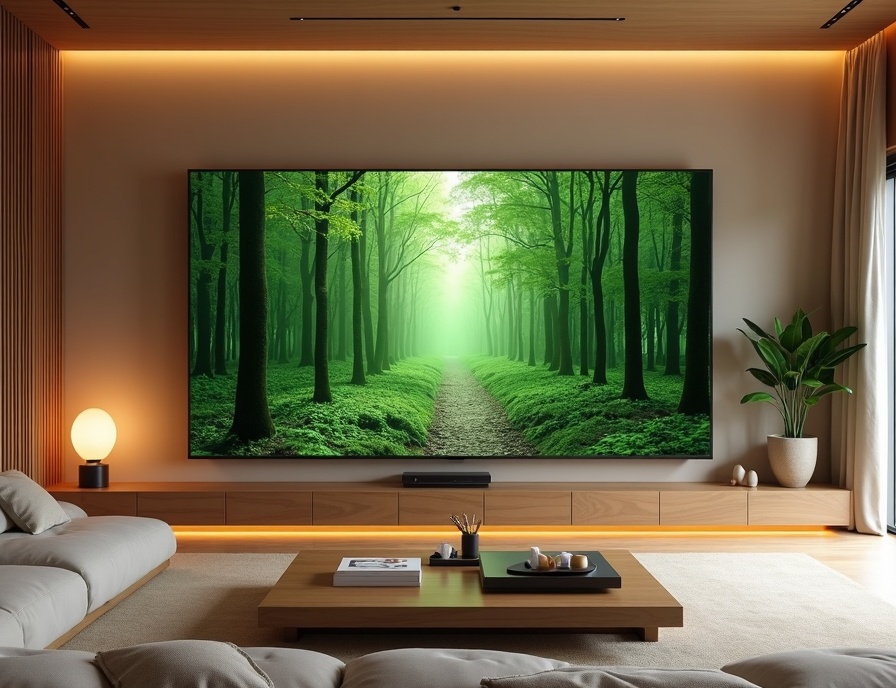 インテリアとしての
自然映像