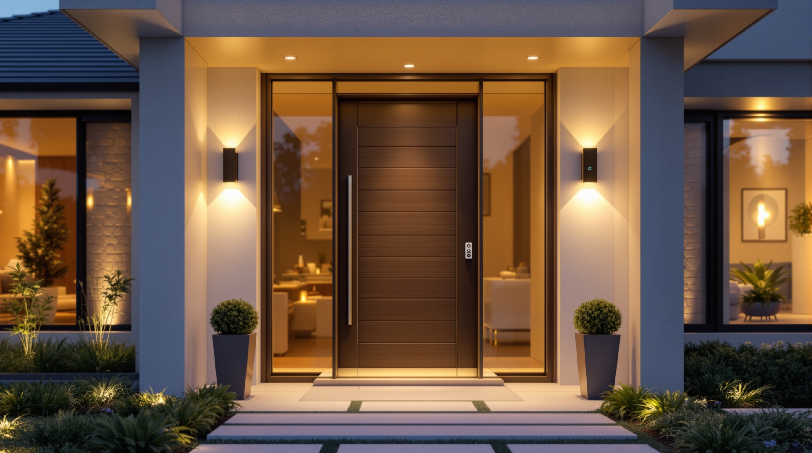 Video door entry system at a luxury London property