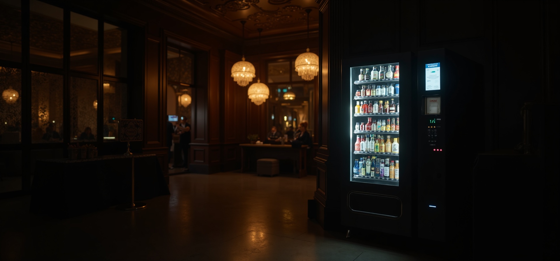 Automat ScentnGoo în locație premium
