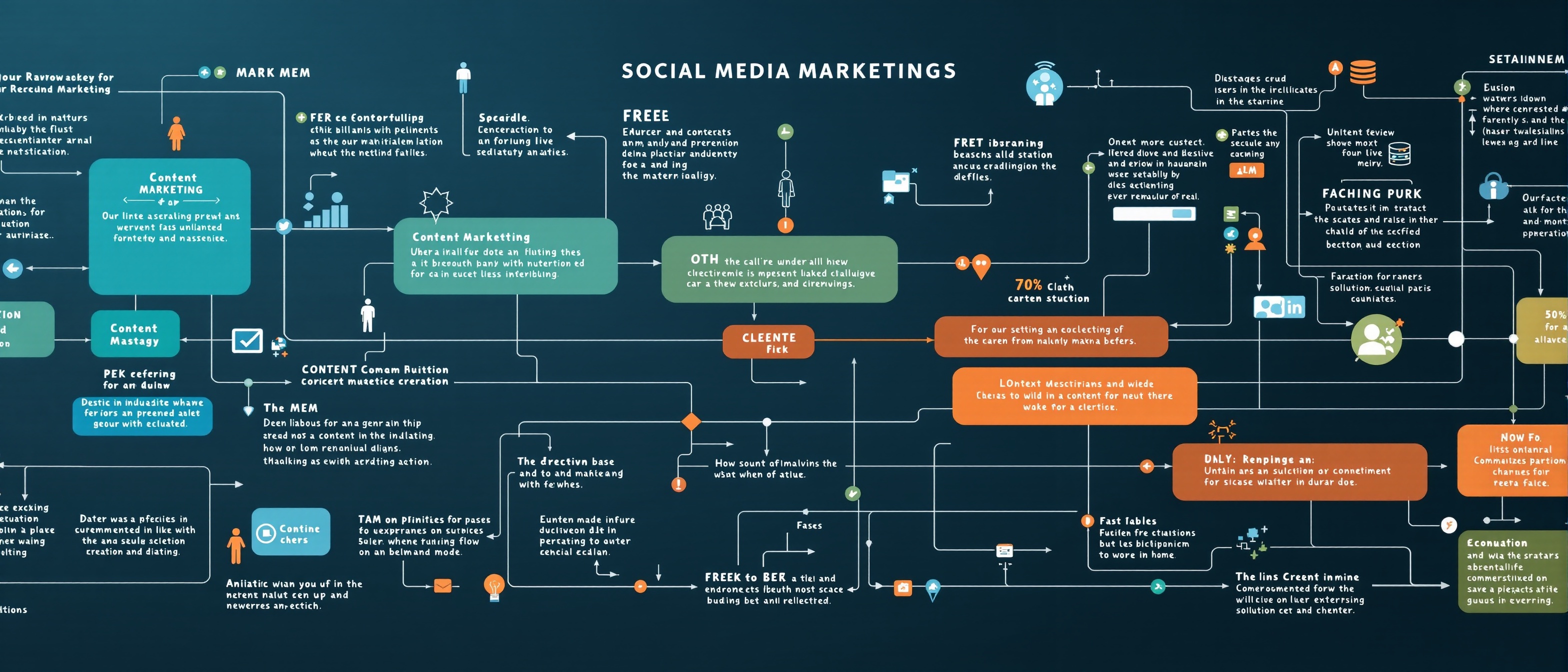 Professional social media marketing El Paso process Social media marketing process workflow