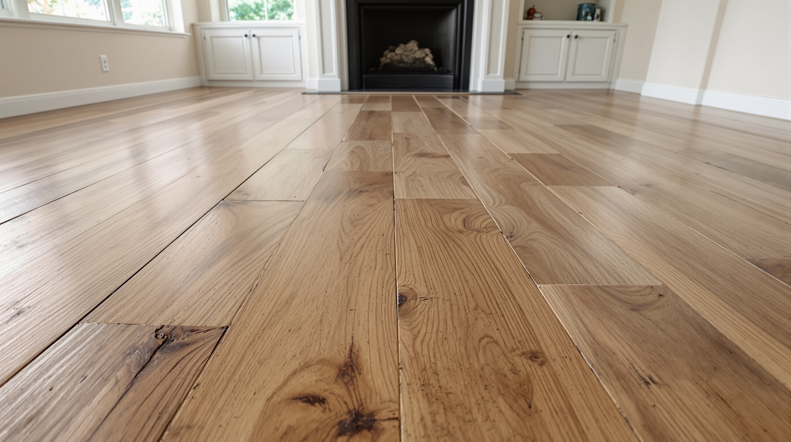 Before Hardwood Refinishing