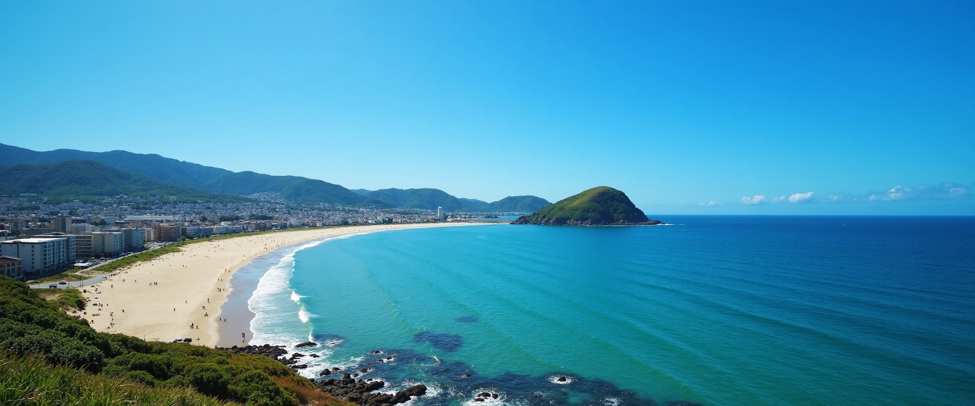 茅ヶ崎の海岸線