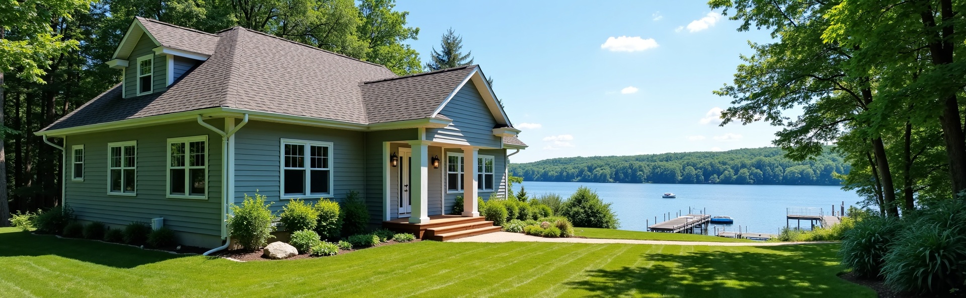 Professional property maintenance for lakeside homes