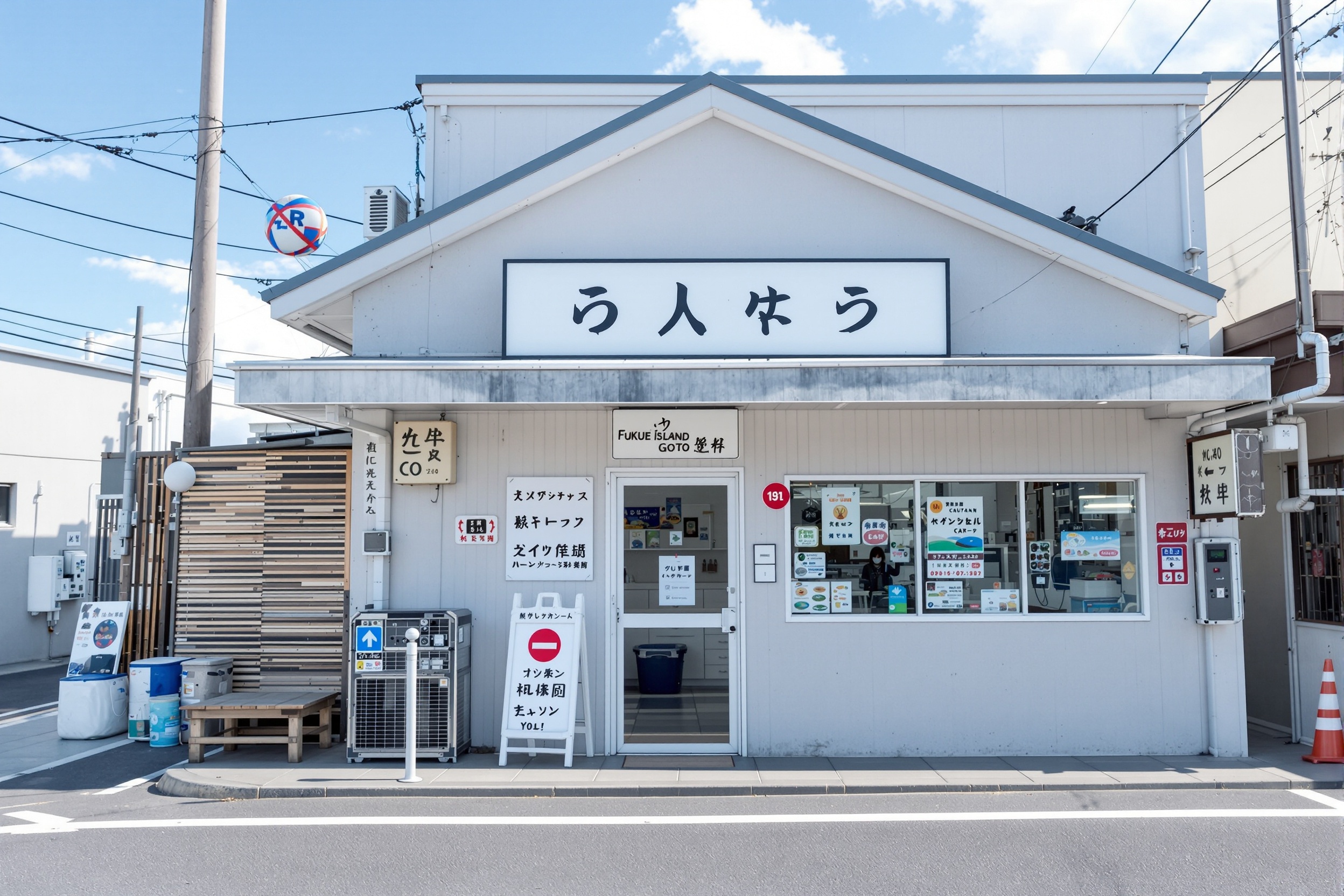 五島レンタカー 福江営業所の外観