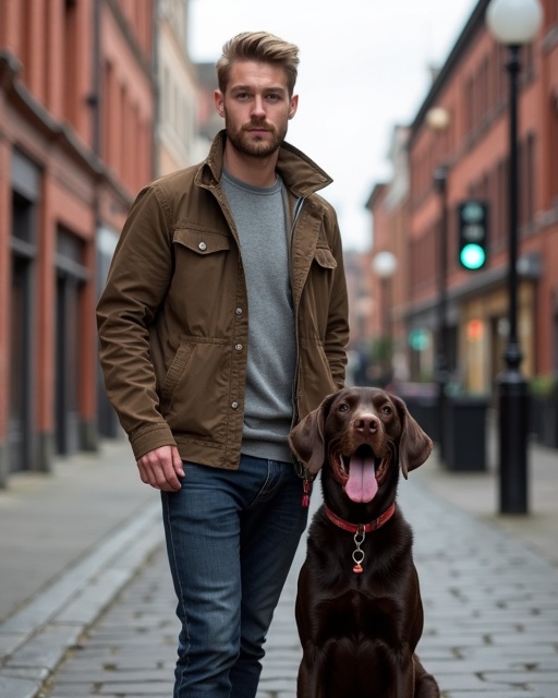 Max with James Anderson