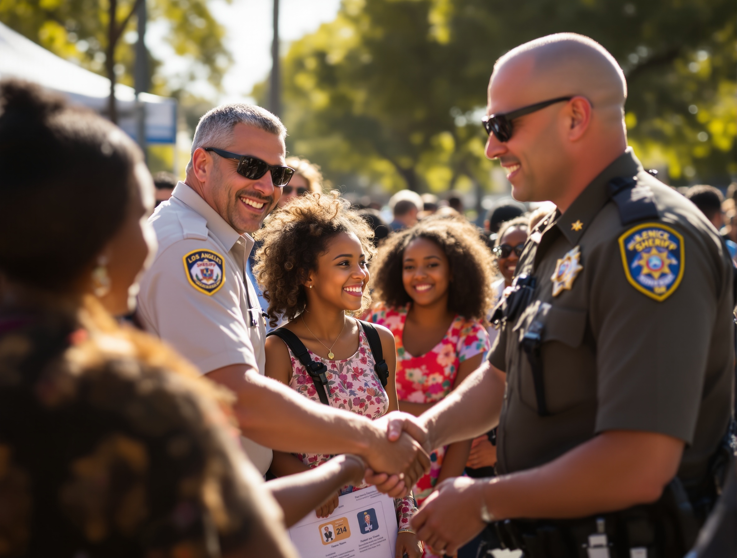 Community engagement by LASD
