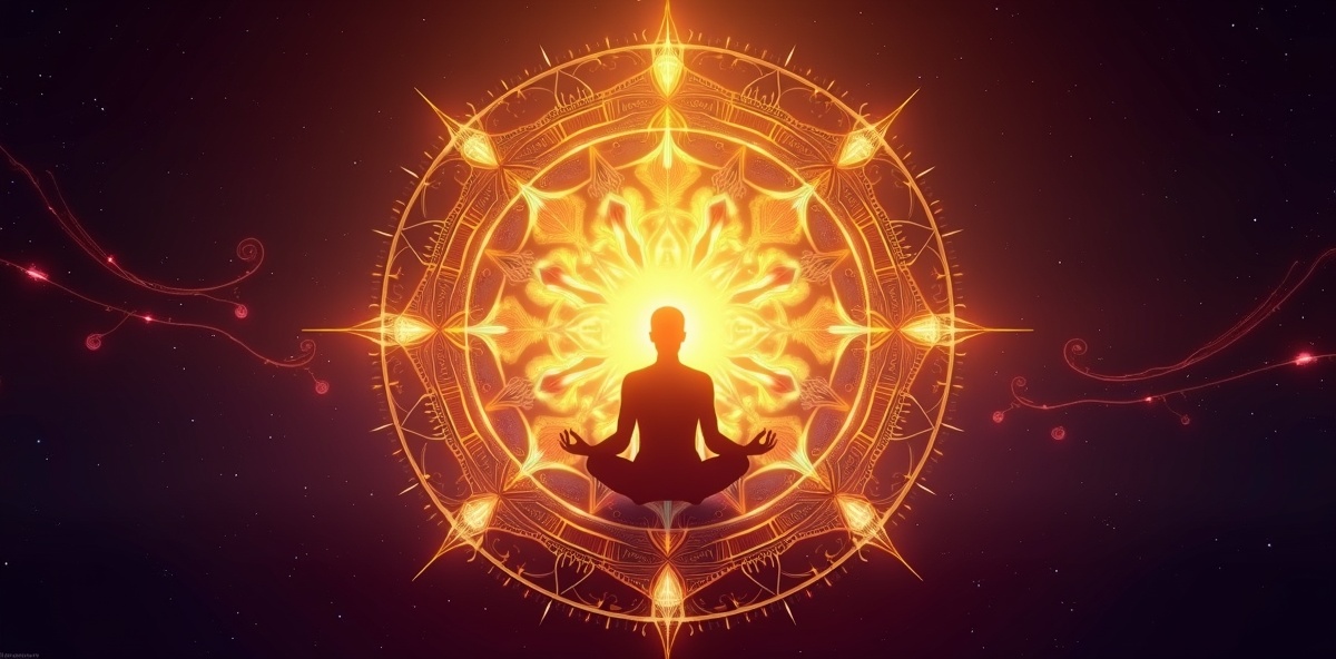 Human Design cosmic blueprint with sacred geometry