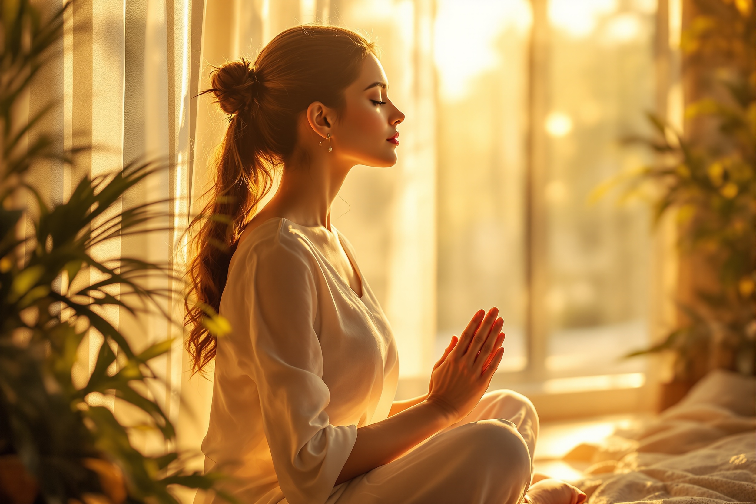 Serene spiritual atmosphere