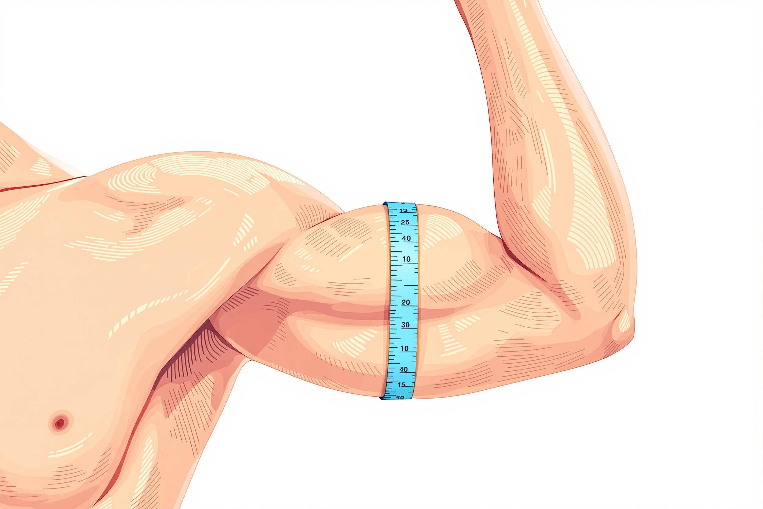 How to measure upper arm