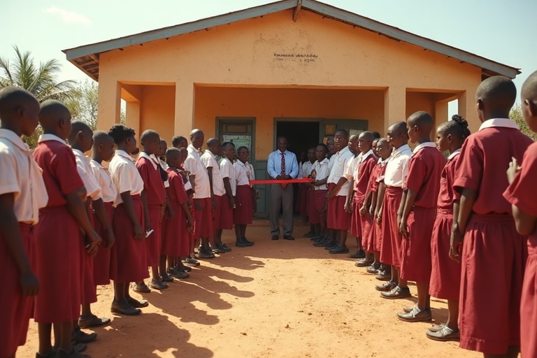 Nouvelle école achevée dans la région de Kiffa, accueillant 480 élèves