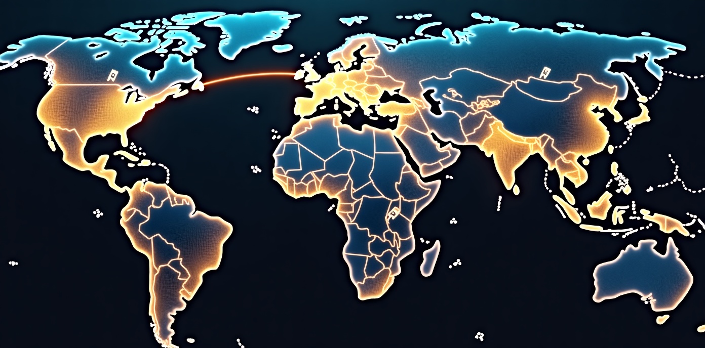 China to Nigeria Trade Route Map