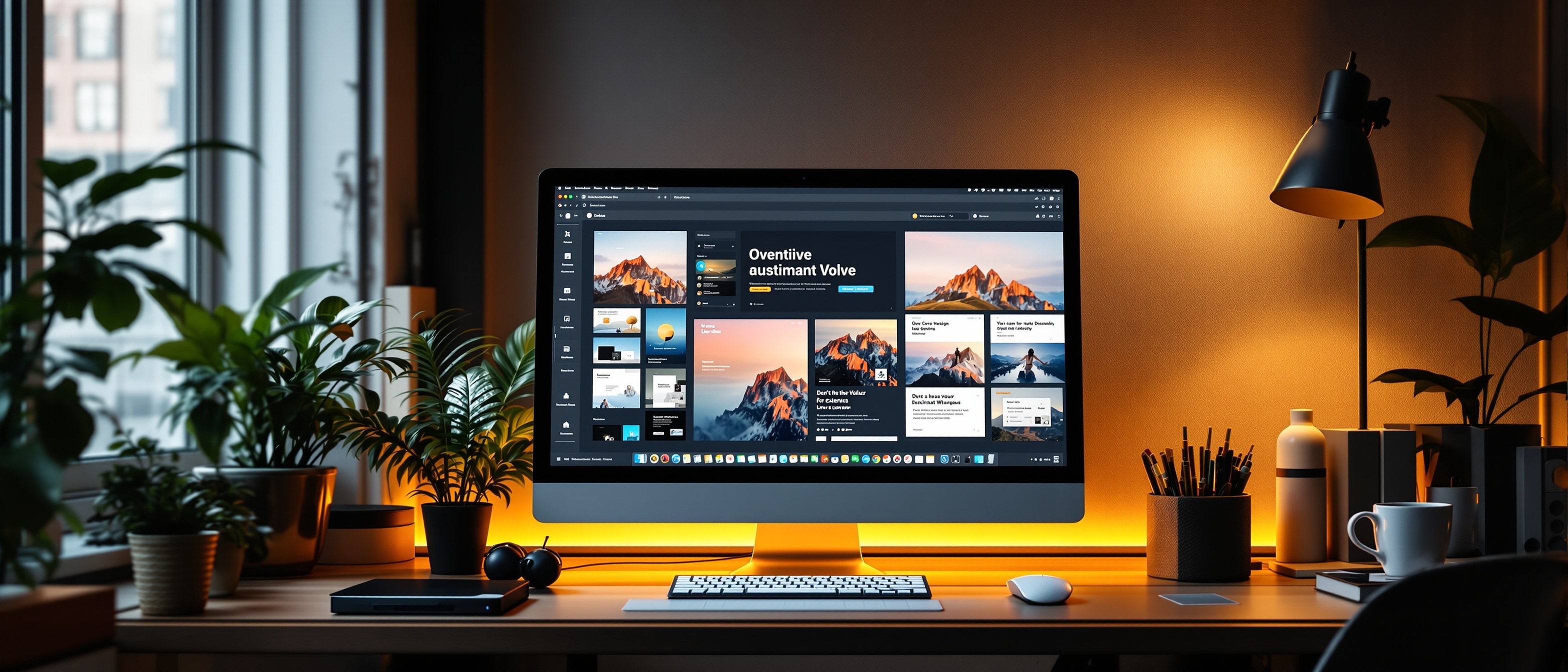 Build24 Studio creative workspace - Professional web design environment