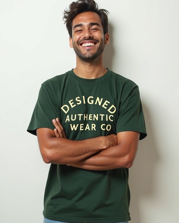 Camiseta Designed Authentic Wear Co - Verde