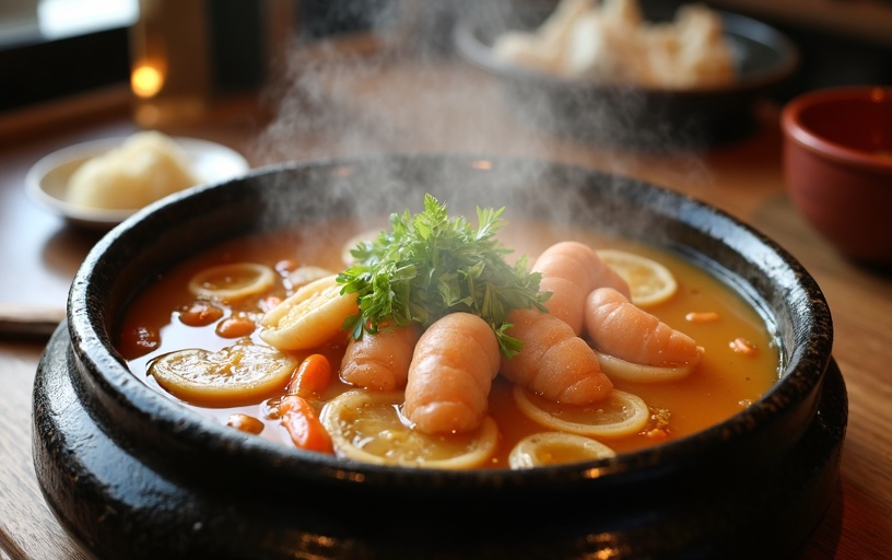 보양식 모찜어탕으로 따뜻한 봄 몸보신 - 파크골프 라운딩 후 먹는 별미
