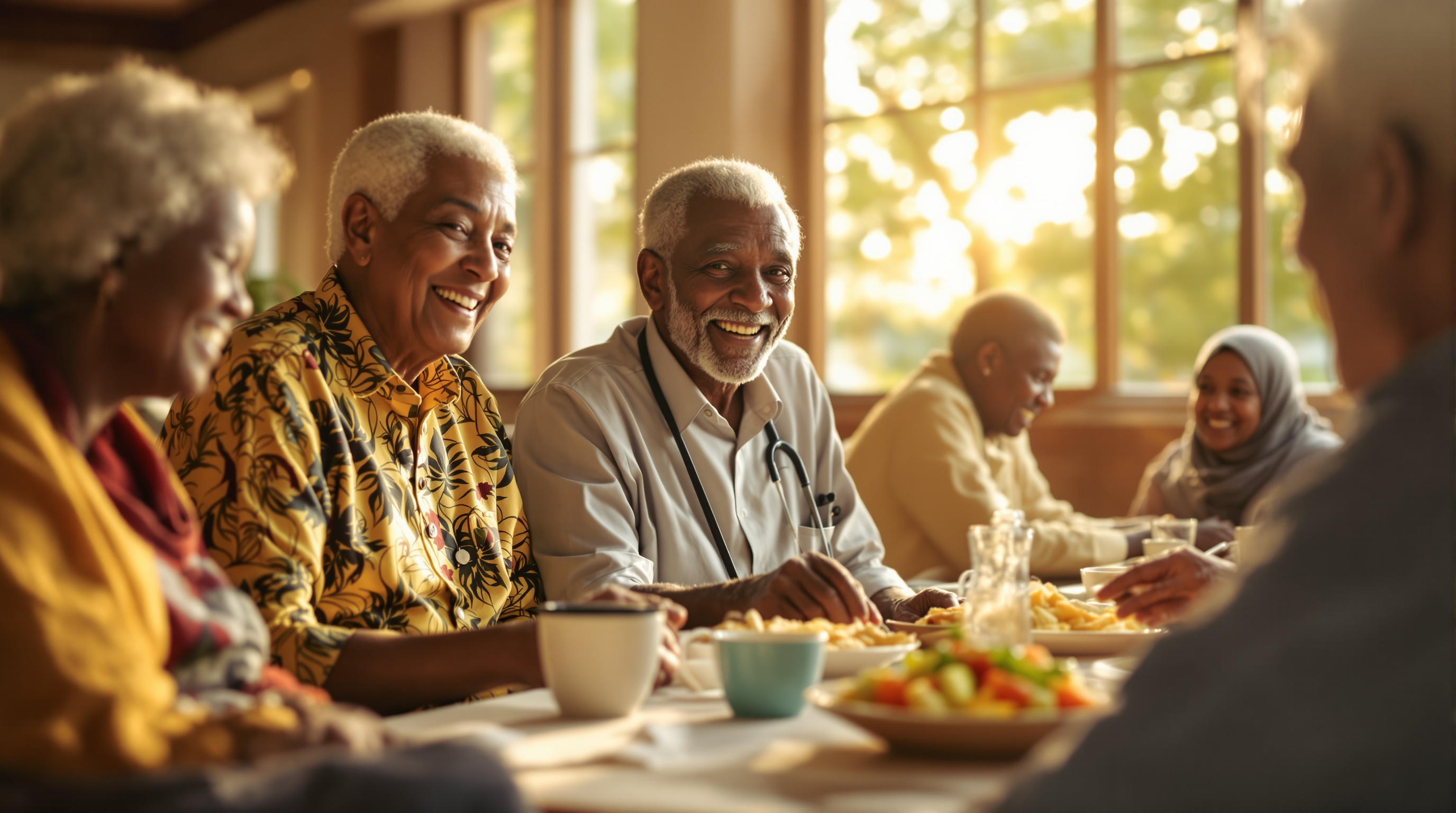 Elderly care foundation in Ghana – GGGF volunteers caring for aged men and women