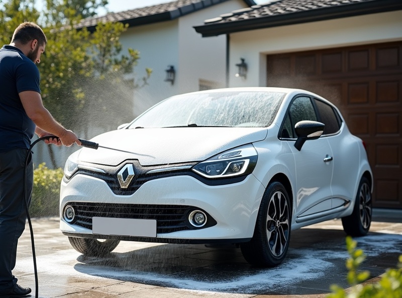 Lavage Renault Clio 5 à domicile par un prestataire Swashee