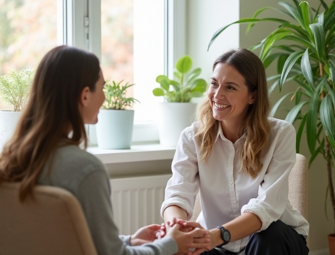 Mental health support session