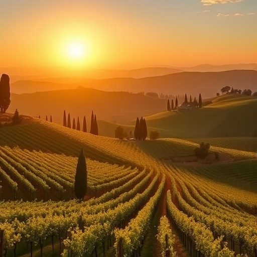 Tuscan vineyard
