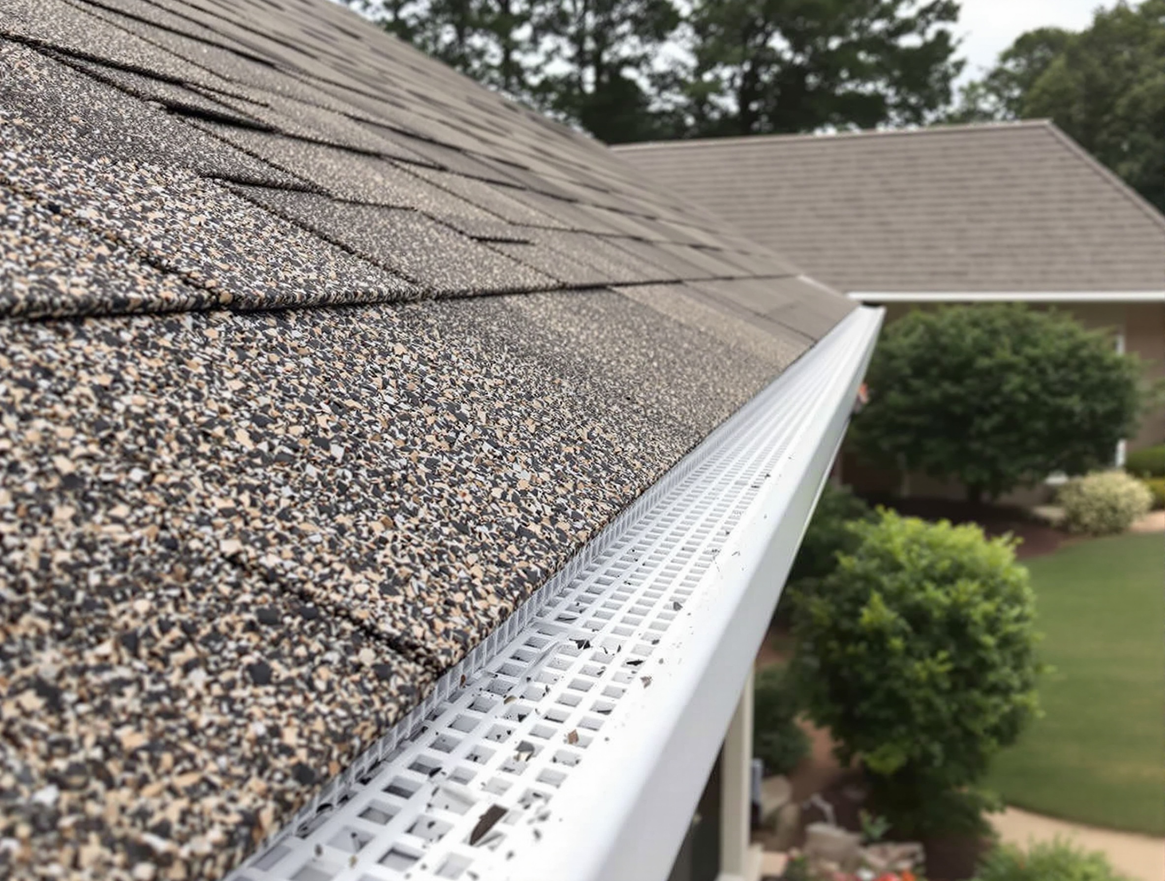 Stone coated gutter cap
