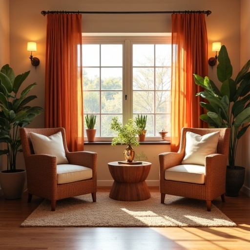 Comfortable living room at The Heritage Living senior care home in Casa Grande AZ