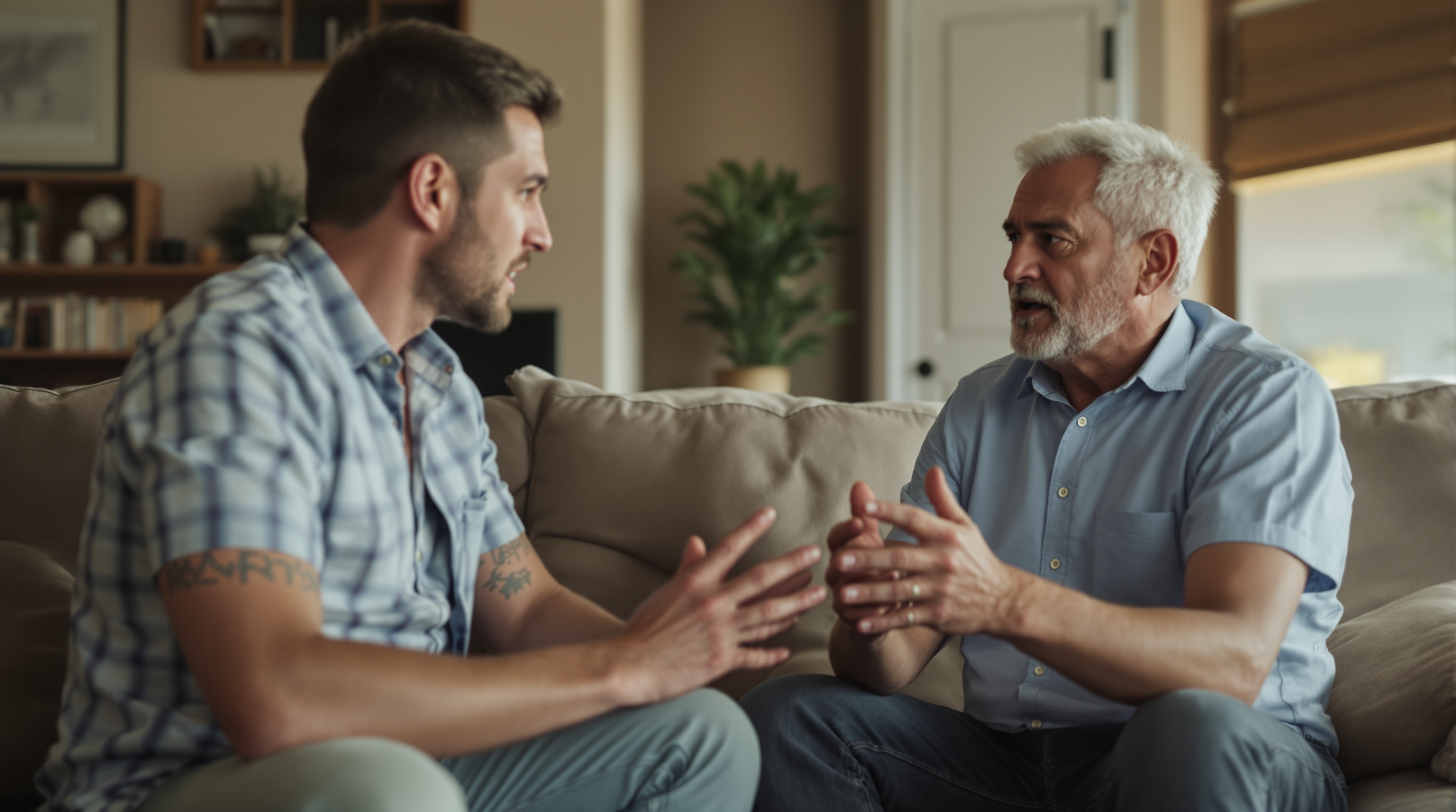 Couple disagreeing about selling house during divorce