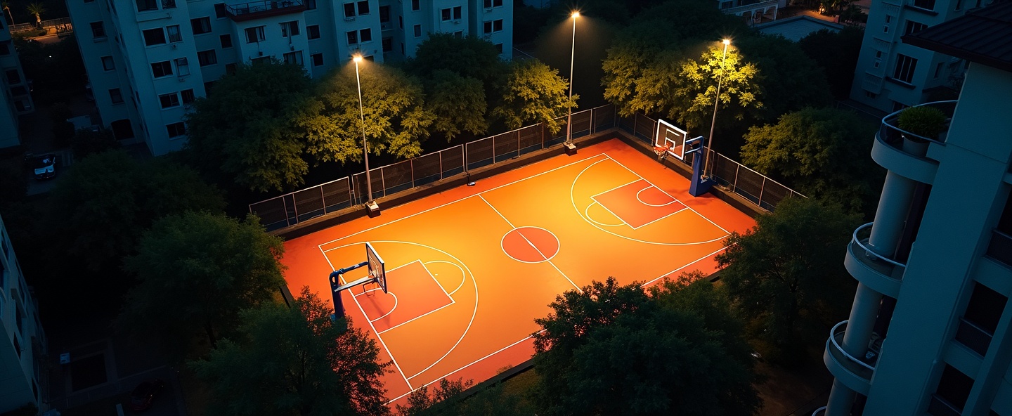 농구장 배경