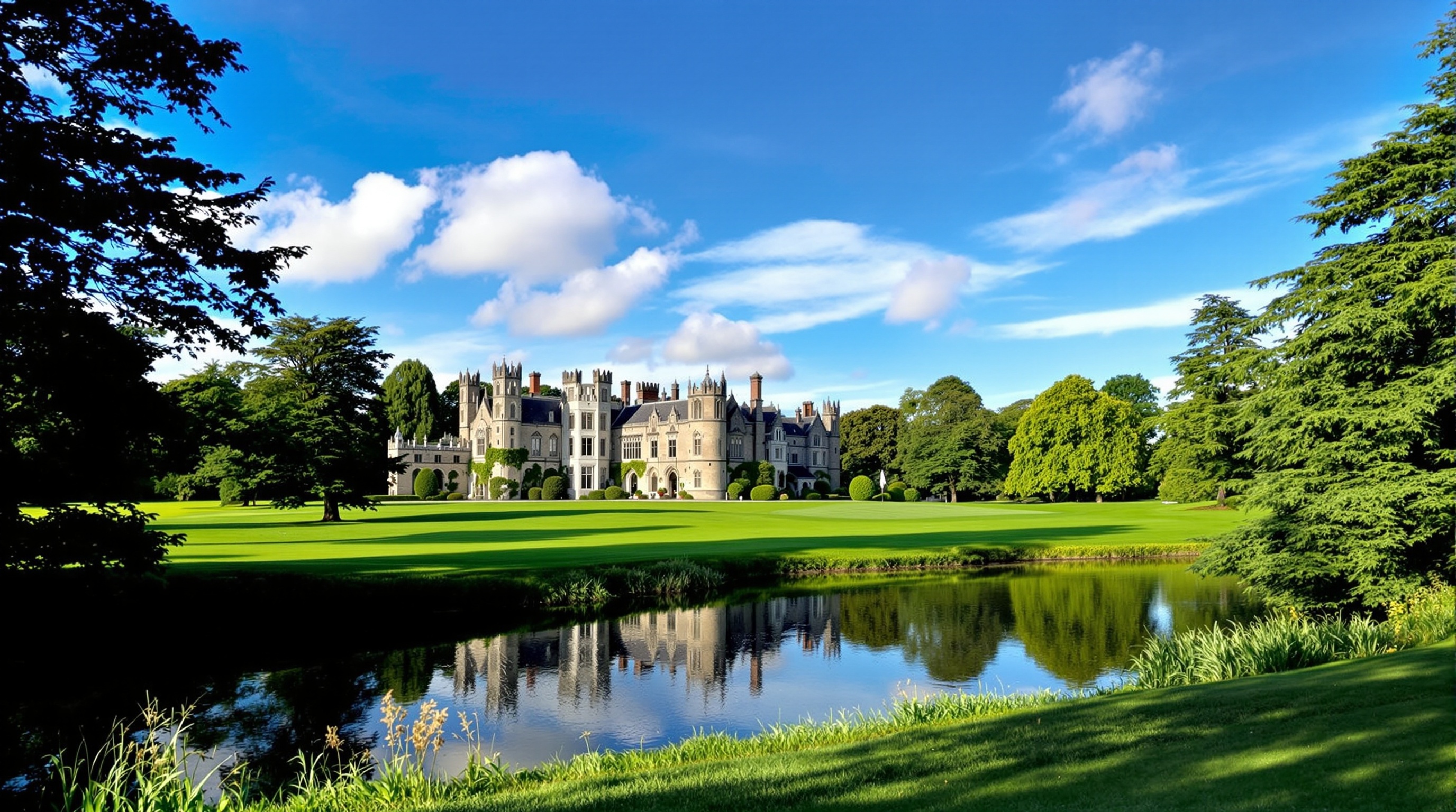 Adare Manor Golf Club golf course in Adare, County Limerick, Ireland - Parkland course designed by Tom Fazio, established 1900