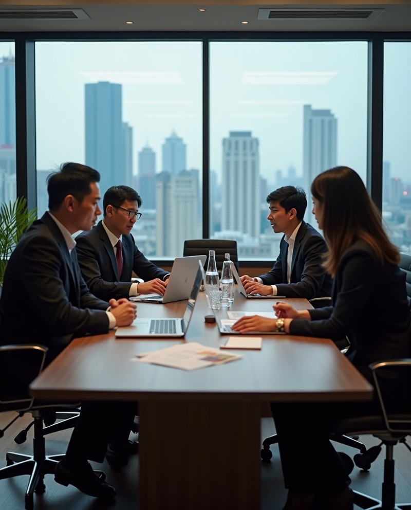 Business meeting in progress