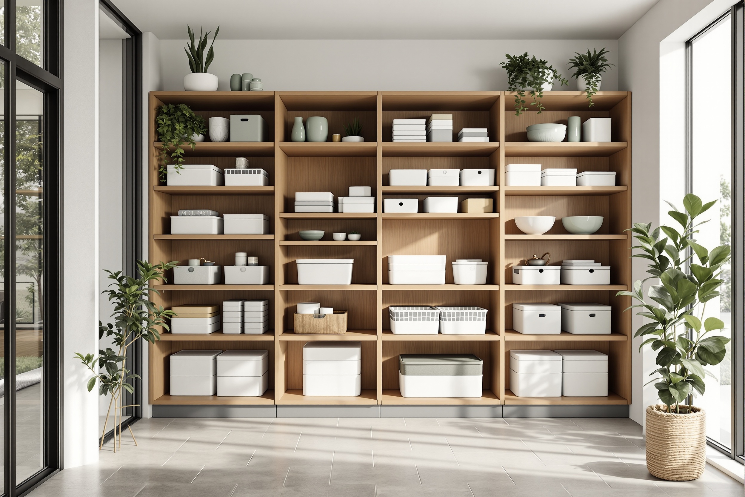 Beautifully organized home interior