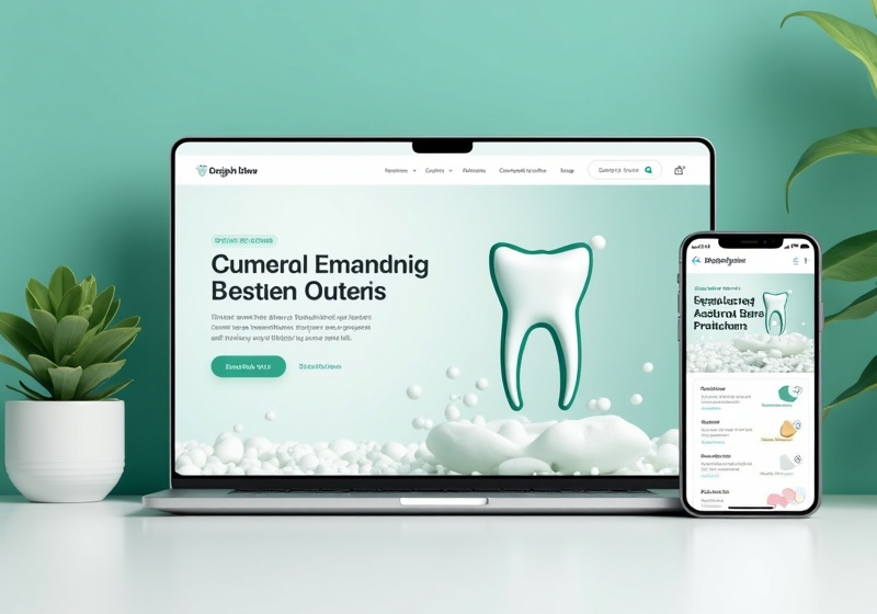 Dental Clinic website mockup by ReDirect Labs