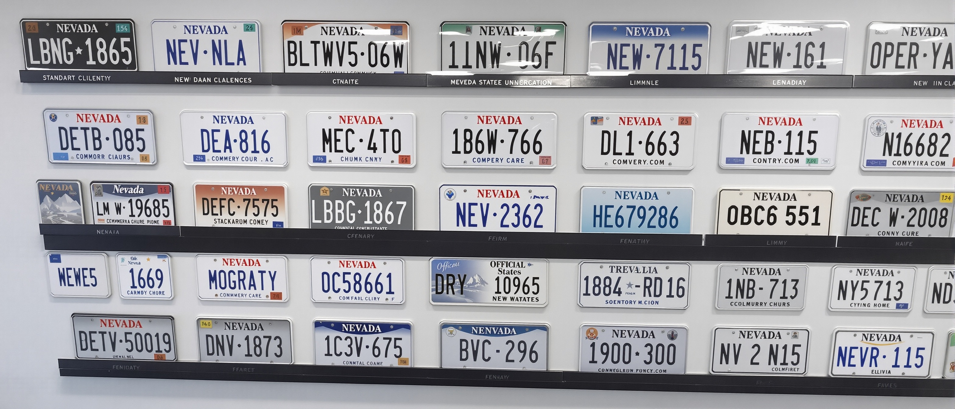 Nevada License Plates