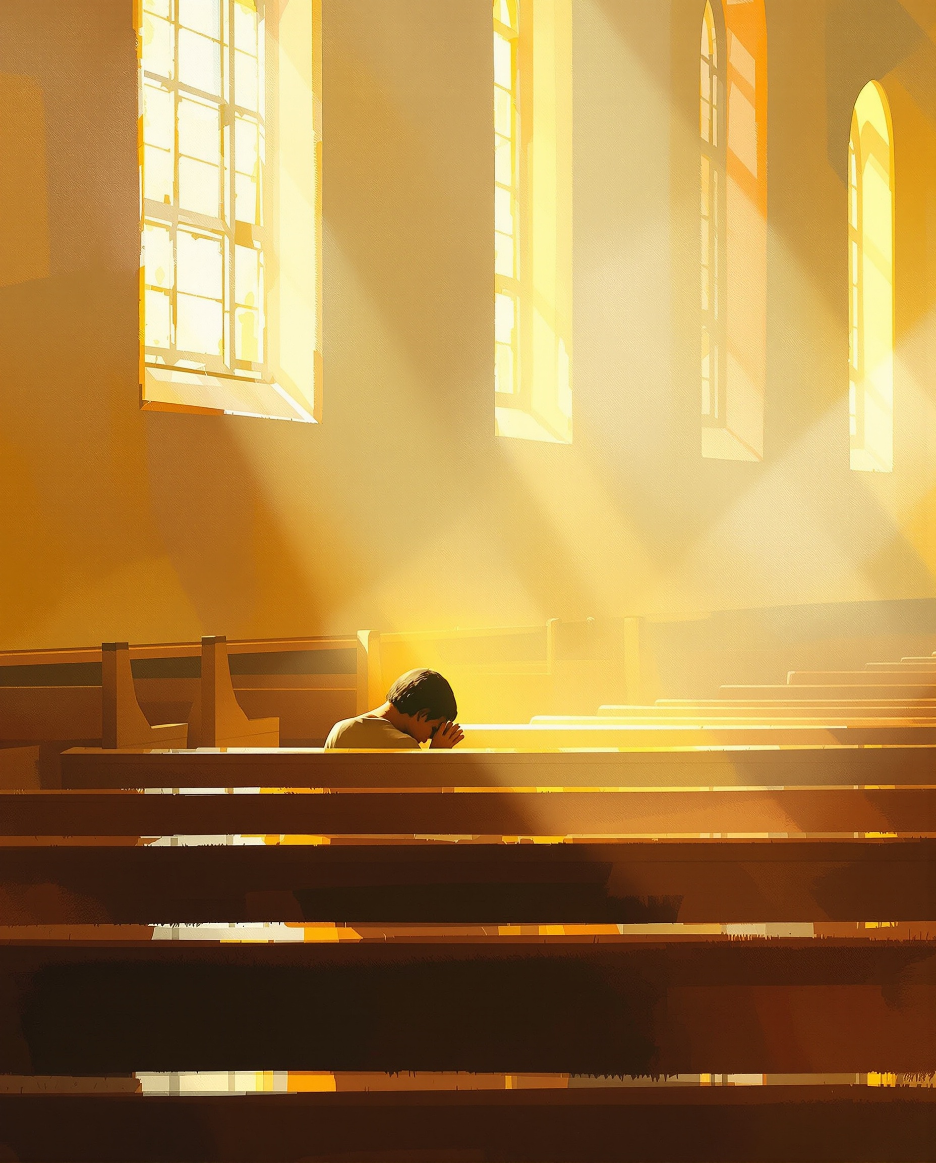 Sincere believer in prayer