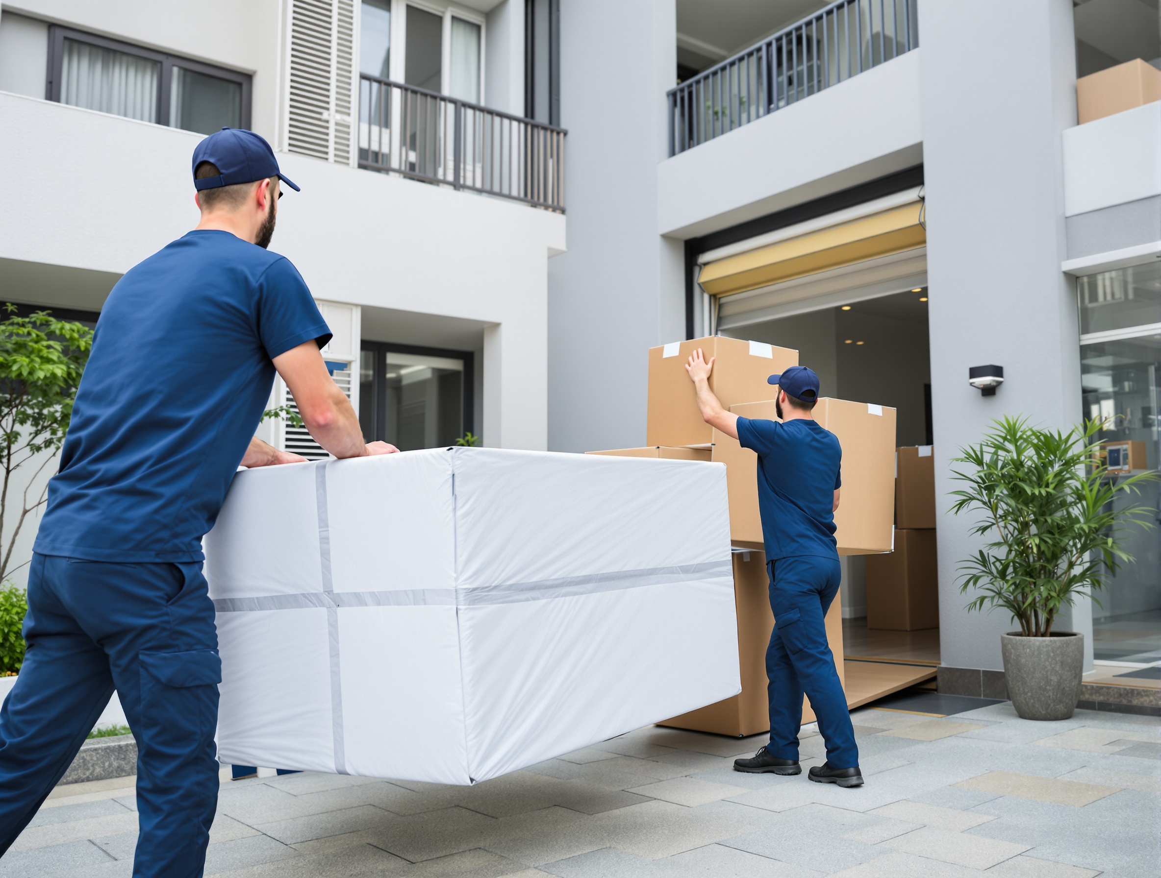 Burgmann Trans Umzugsprofis bei der Arbeit