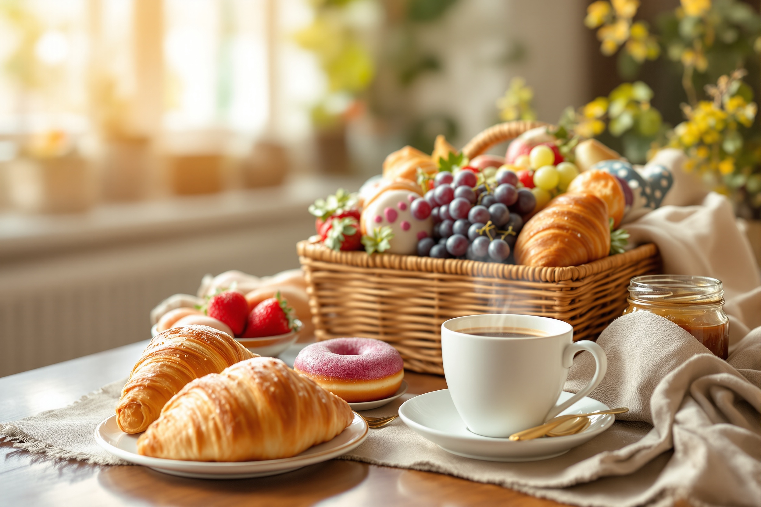 Cesta de café da manhã Cestas da Vovozinha