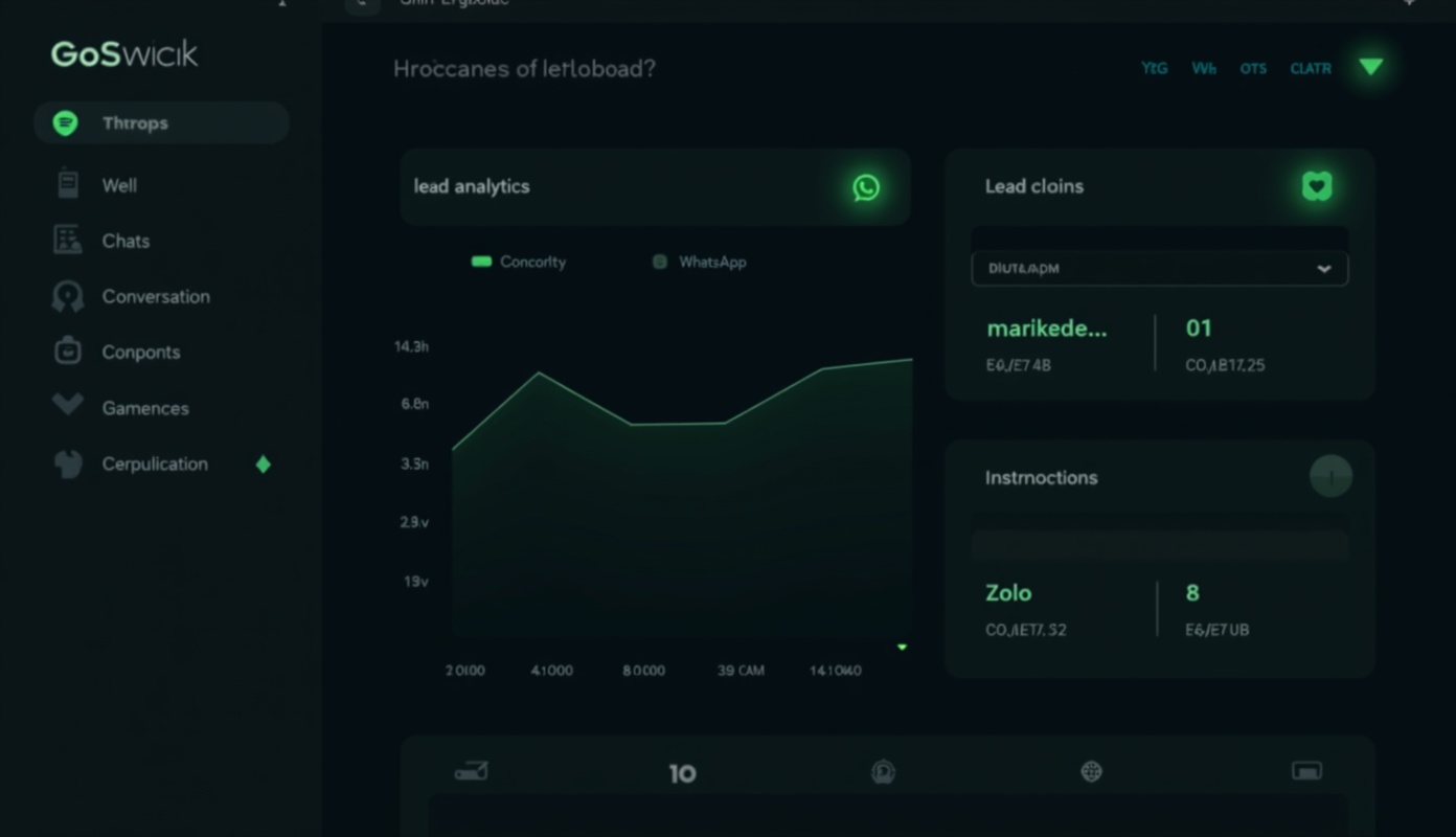 Dashboard de FitPulse AI mostrando conversaciones y métricas de leads