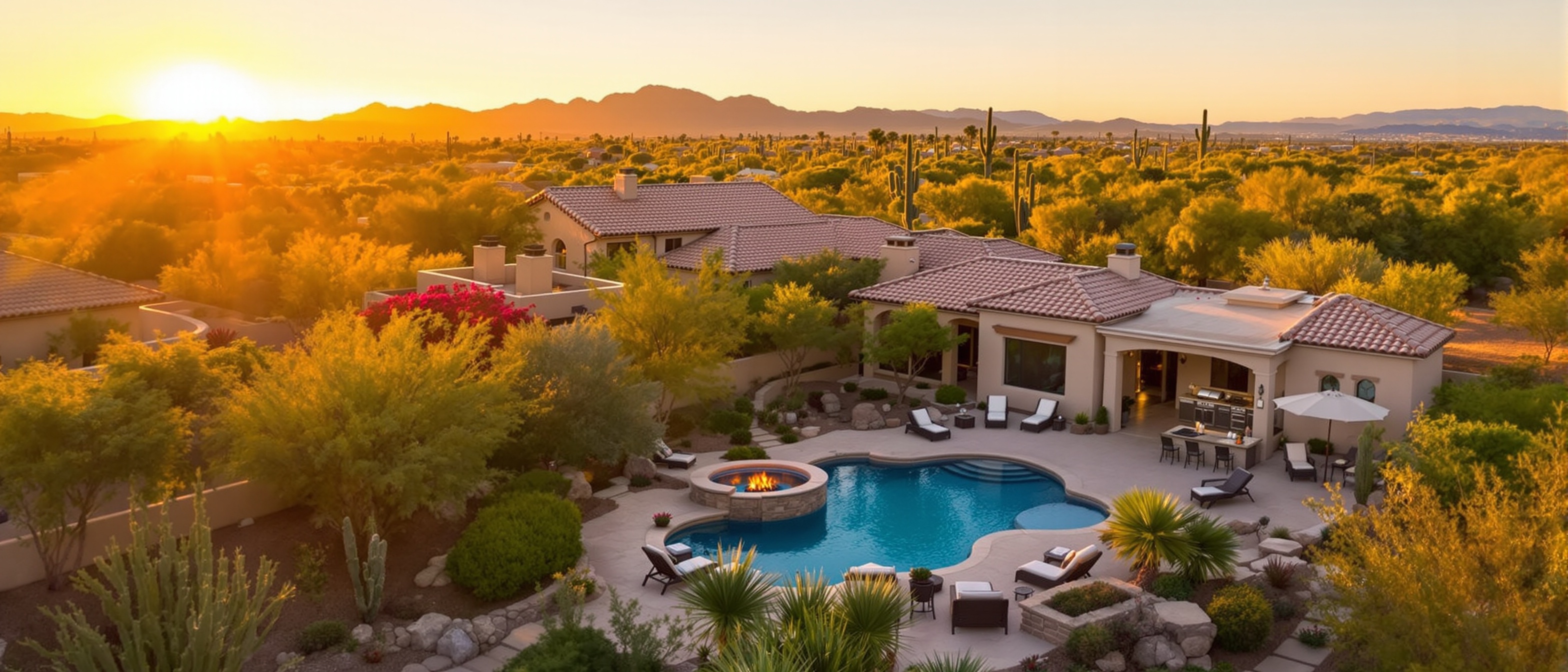 Luxury Arizona outdoor living