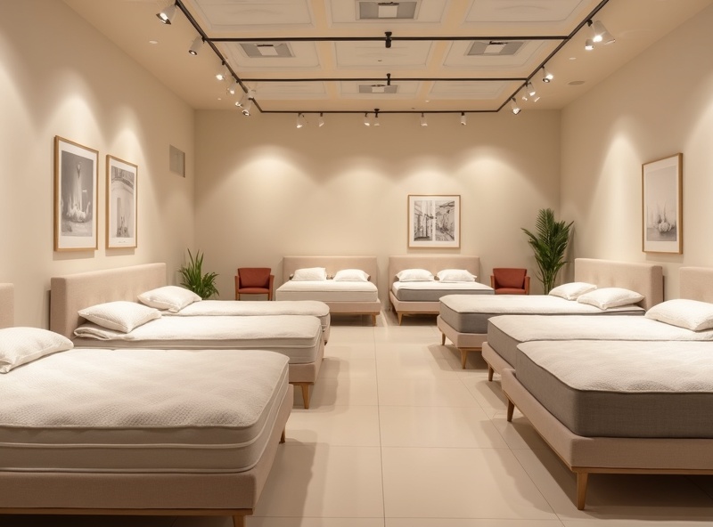 Mattress showroom at Mattress by Appointment St. Pete in Pinellas Park FL