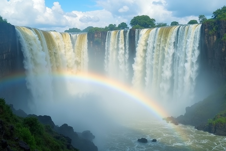 Arcoíris en las cataratas