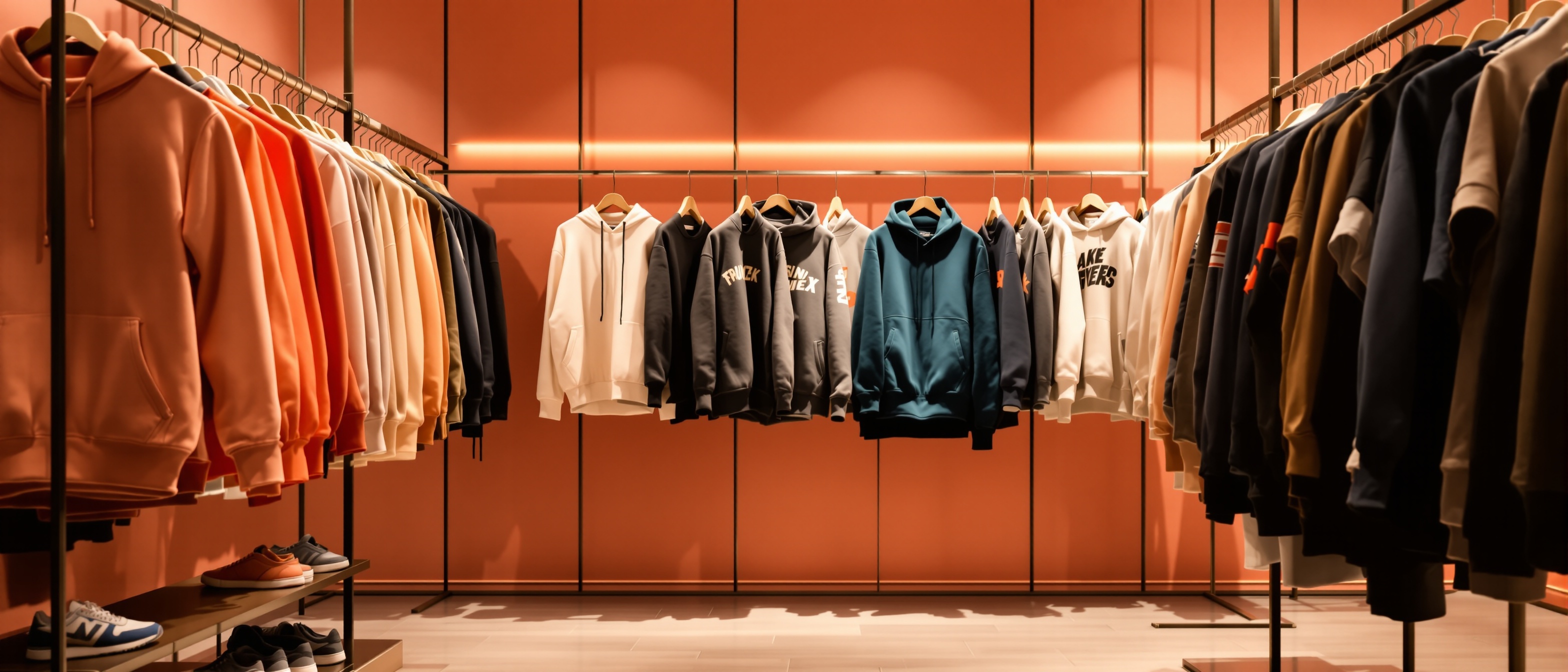 Premium fashion boutique interior