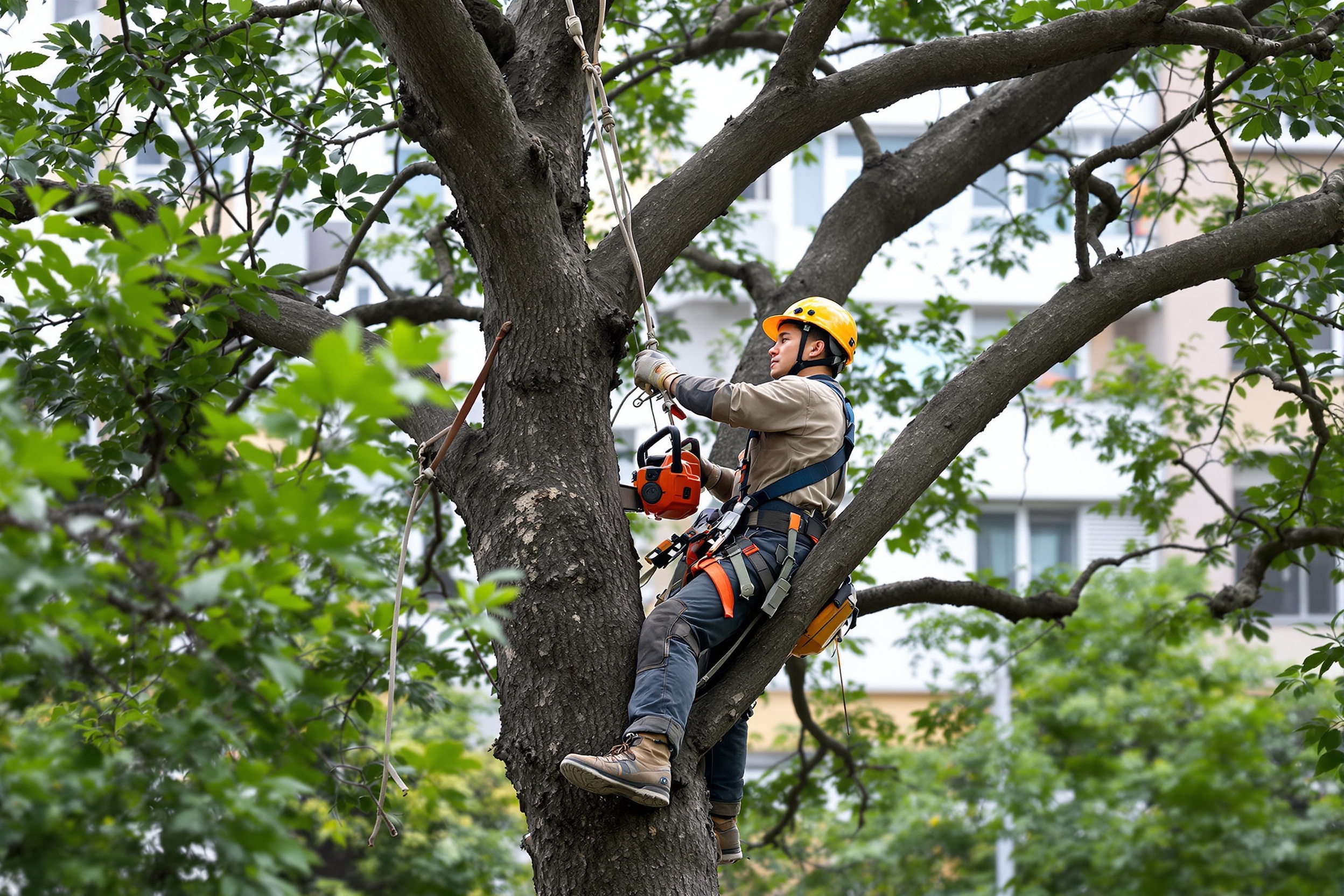 新北市板橋區・高空鋸樹作業