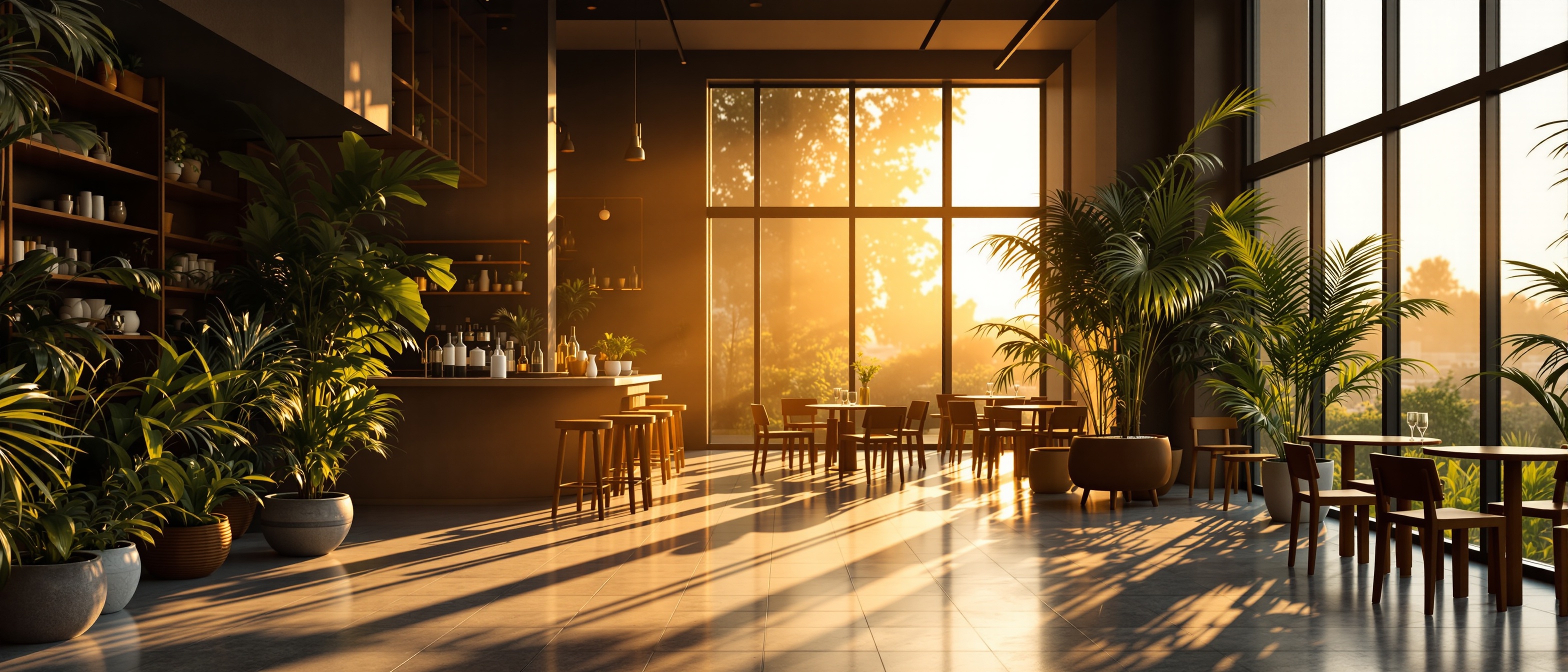 Cafetería Axé interior