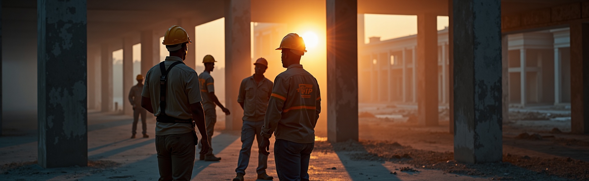 Équipe Groupe Les Bâtisseurs en chantier