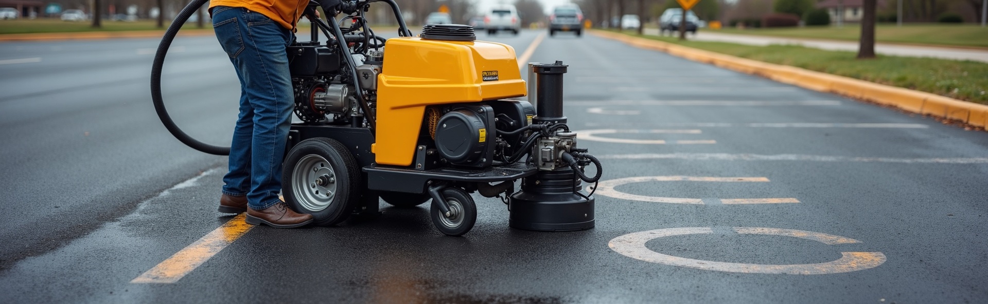 Professional parking lot services